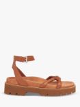 Whistles Mina Knotted Leather Sandals, Tan