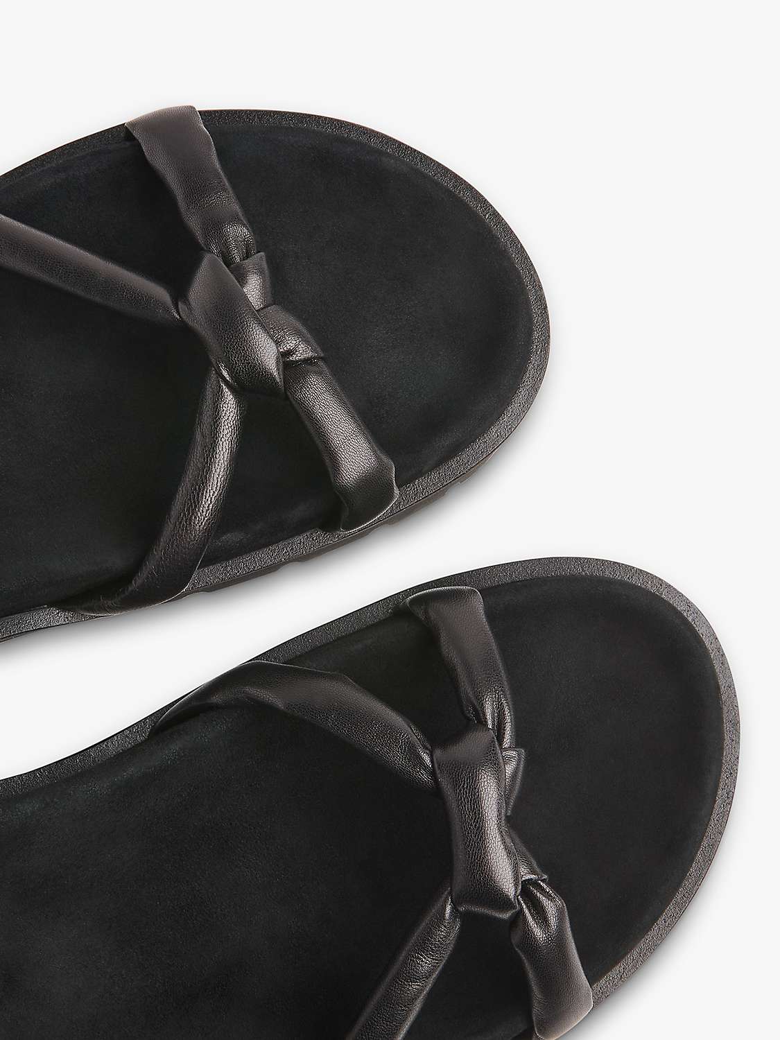 Buy Whistles Mina Knotted Leather Sandals Online at johnlewis.com