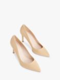 Whistles Corie Suede Court Shoes, Beige