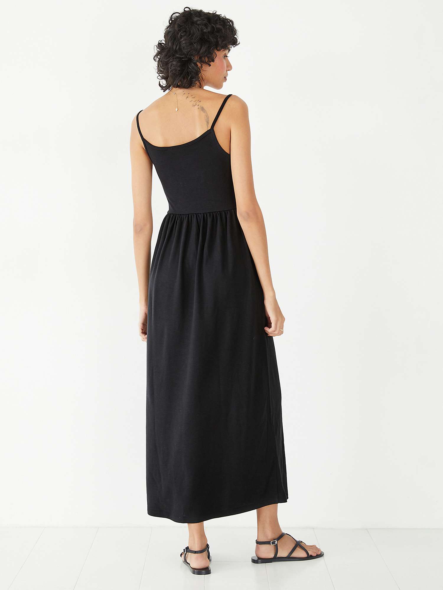 Buy hush Taylah Palin Jersey Midi Dress, Black Online at johnlewis.com