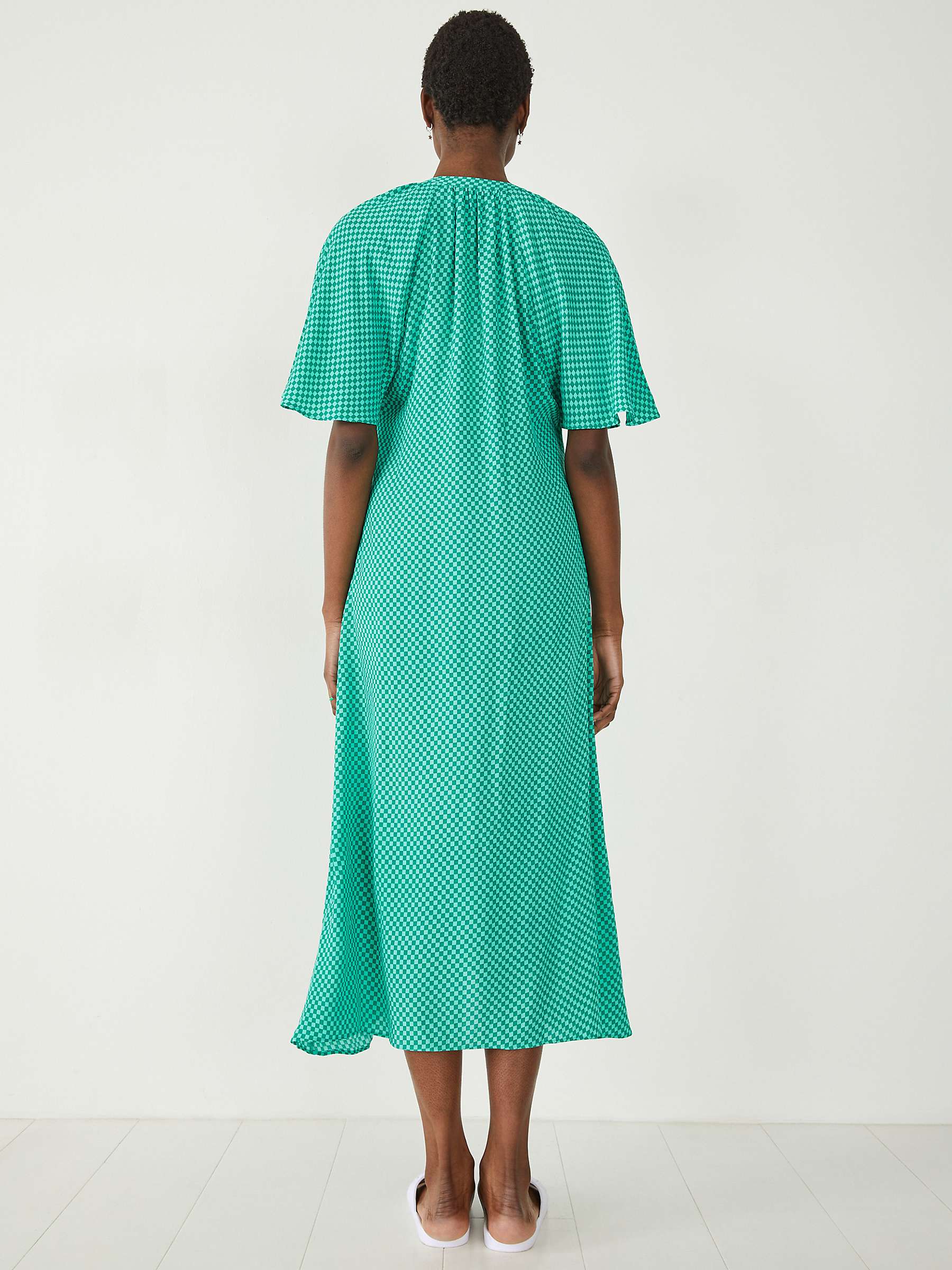 Buy HUSH Sierra Belted Midi Dress, Mint Green Online at johnlewis.com