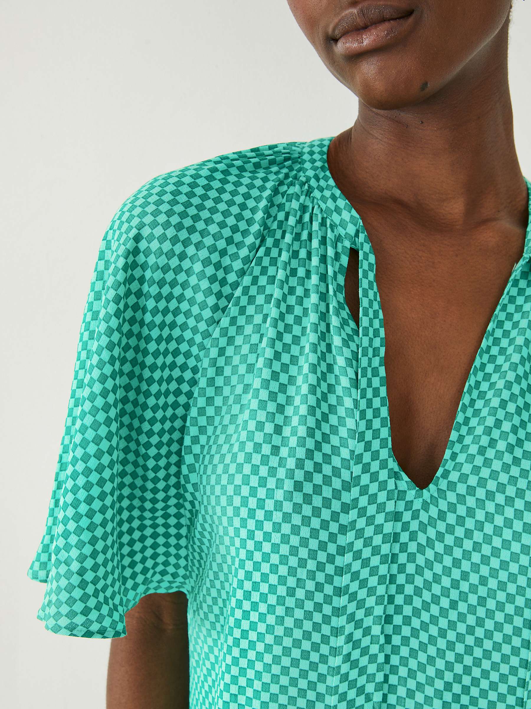 Buy HUSH Sierra Belted Midi Dress, Mint Green Online at johnlewis.com