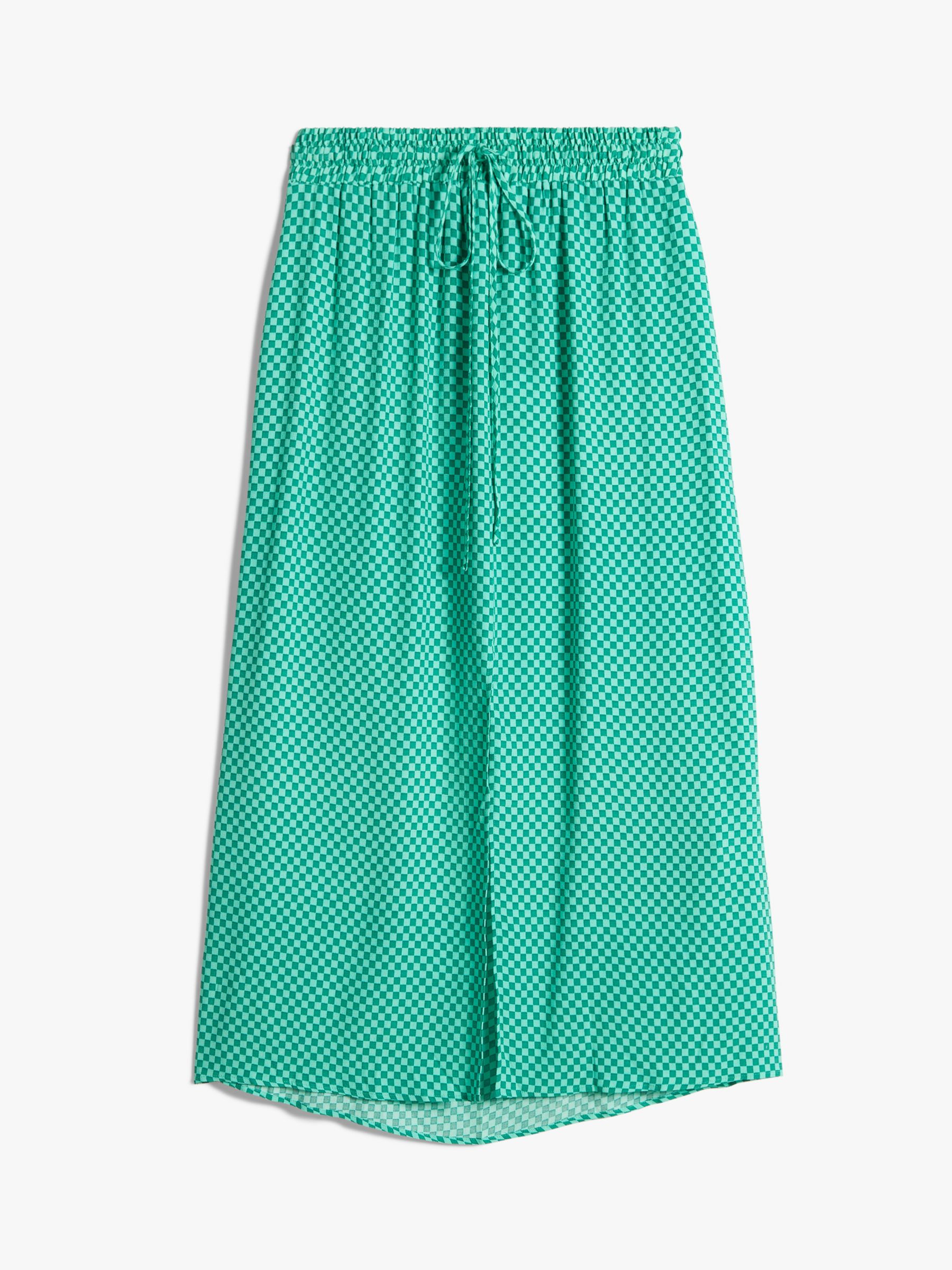 Buy HUSH Saskia Split Midi Skirt, Green Online at johnlewis.com