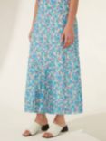 Ro&Zo Ditsy Print Skirt, Blue/Multi