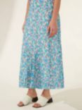 Ro&Zo Ditsy Print Skirt, Blue/Multi, Blue/Multi