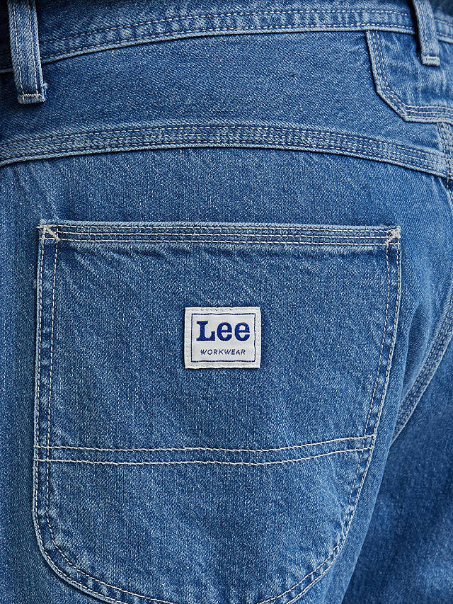 Lee Cotton Hemp Jeans, Blue Lines Mid at John Lewis & Partners
