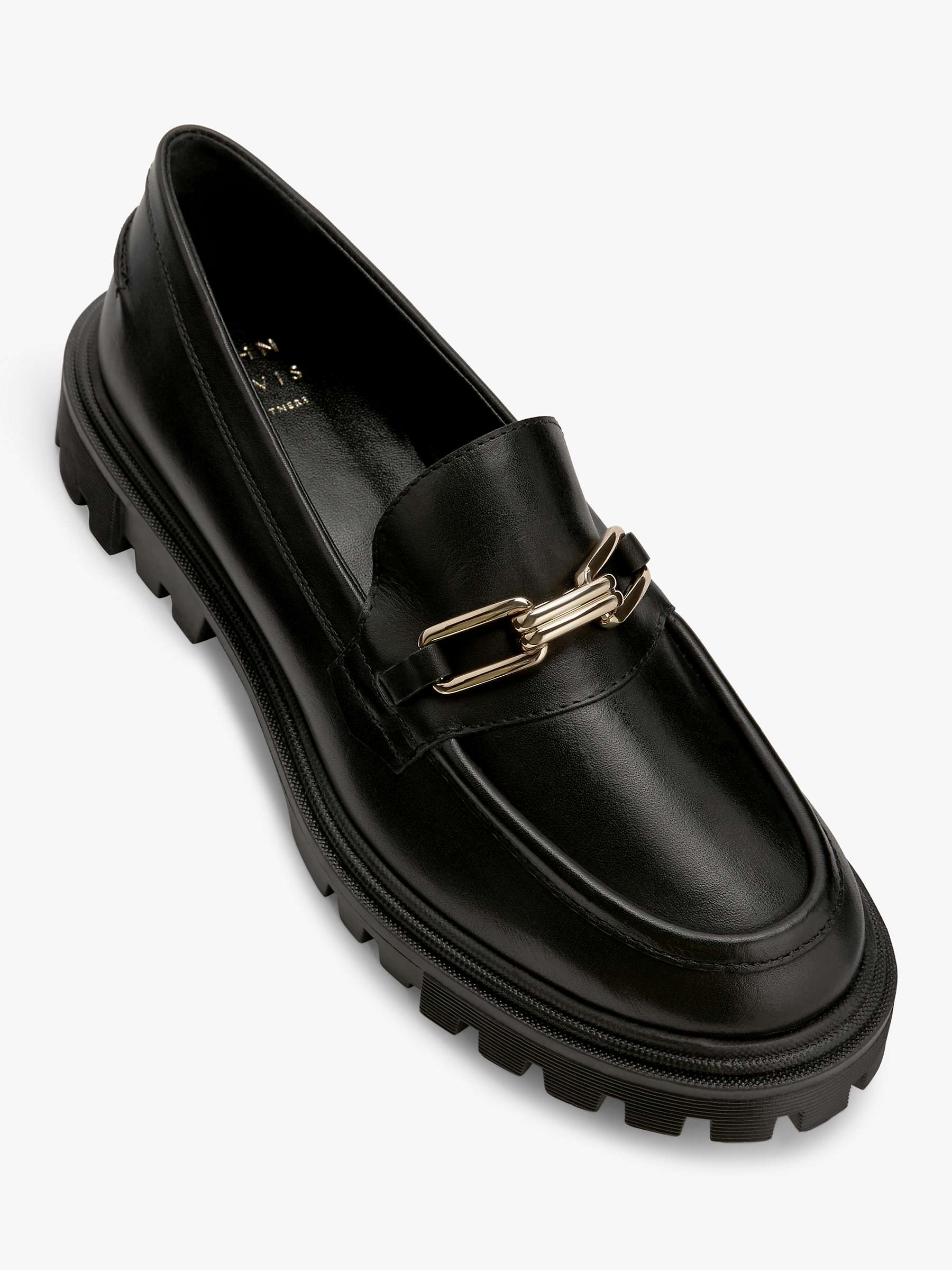 Buy John Lewis Glowing Leather Chunky Platform Loafers Online at johnlewis.com