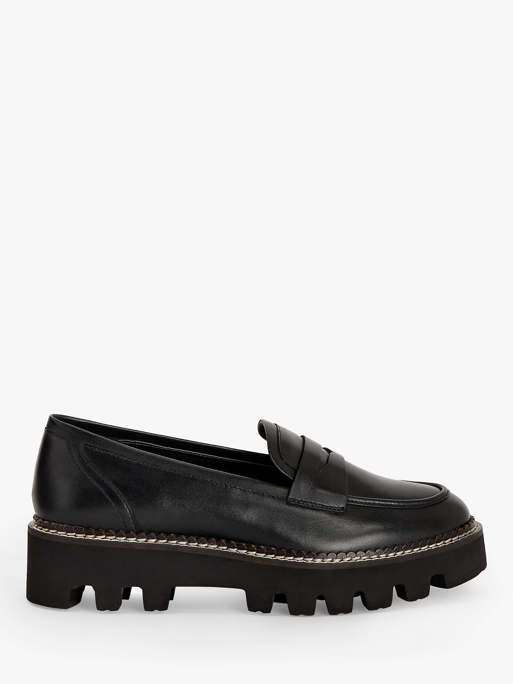 Buy John Lewis ANYDAY Gryffin Leather Penny Loafers Online at johnlewis.com