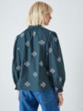 AND/OR Ashley Embroidered Shirt, Teal