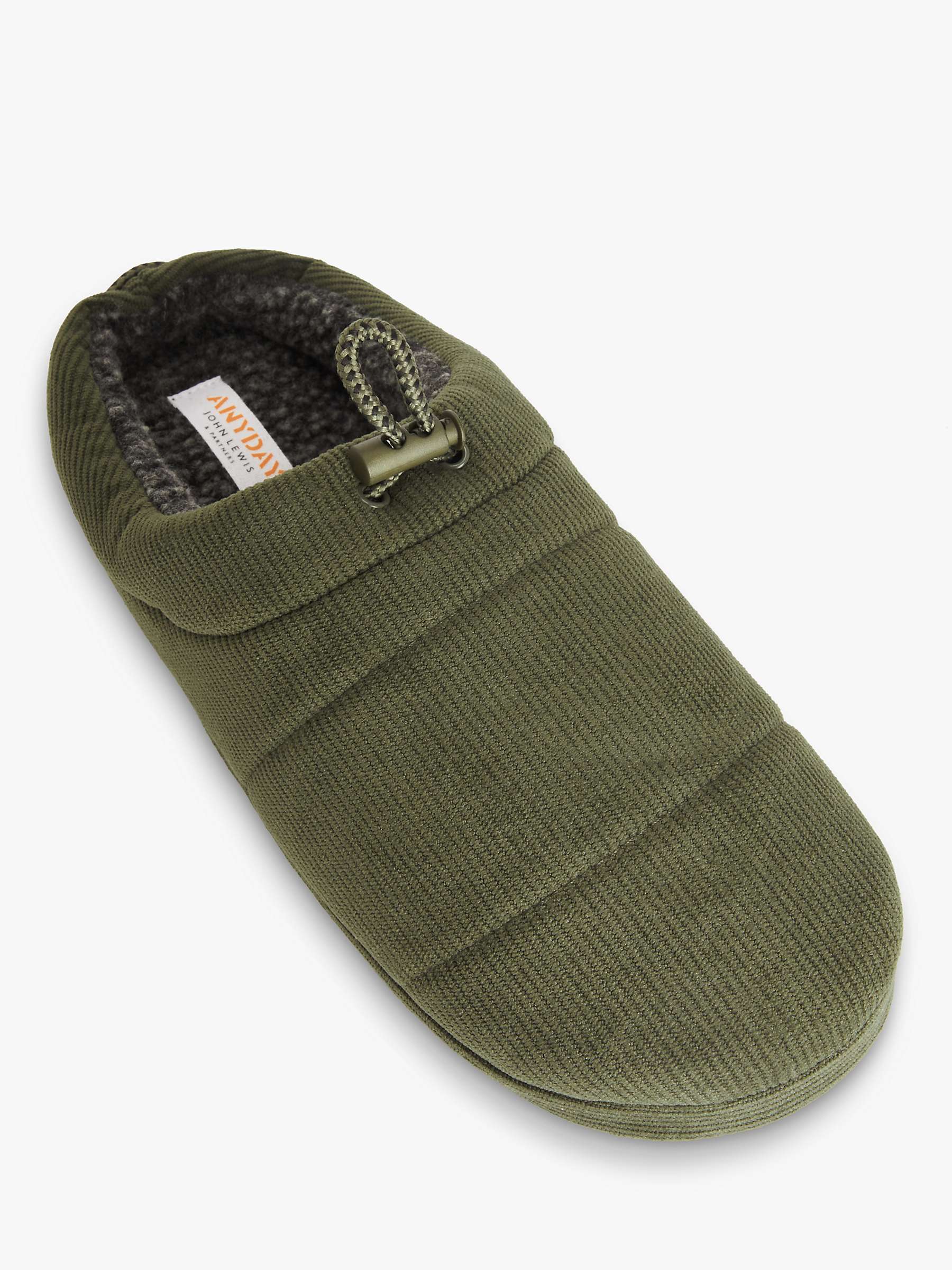 Buy John Lewis ANYDAY Cord Mule Slippers Online at johnlewis.com