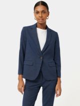 Jigsaw Brook Check Jacket, Navy