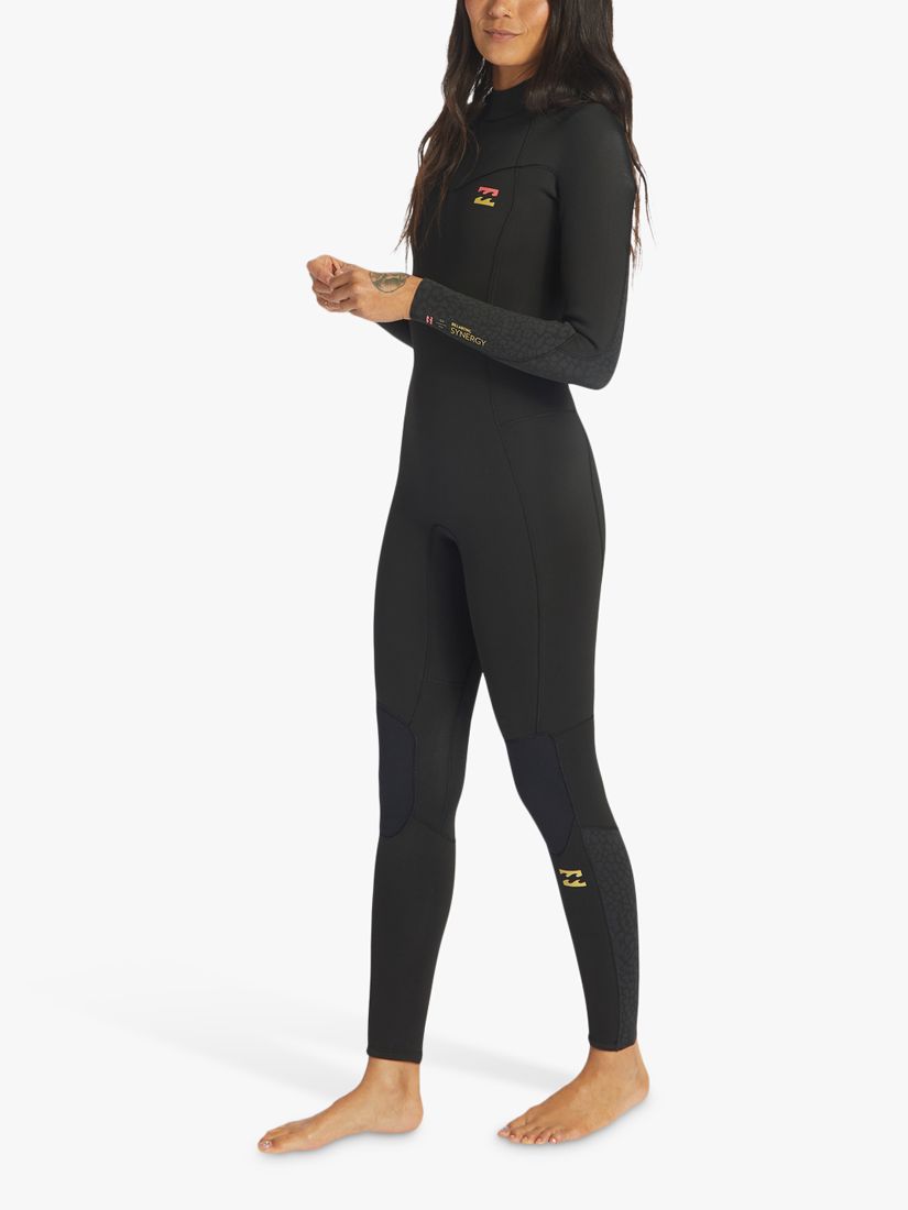 Buy Billabong Long Sleeve Back Zip Wetsuit, Wild Black Online at johnlewis.com