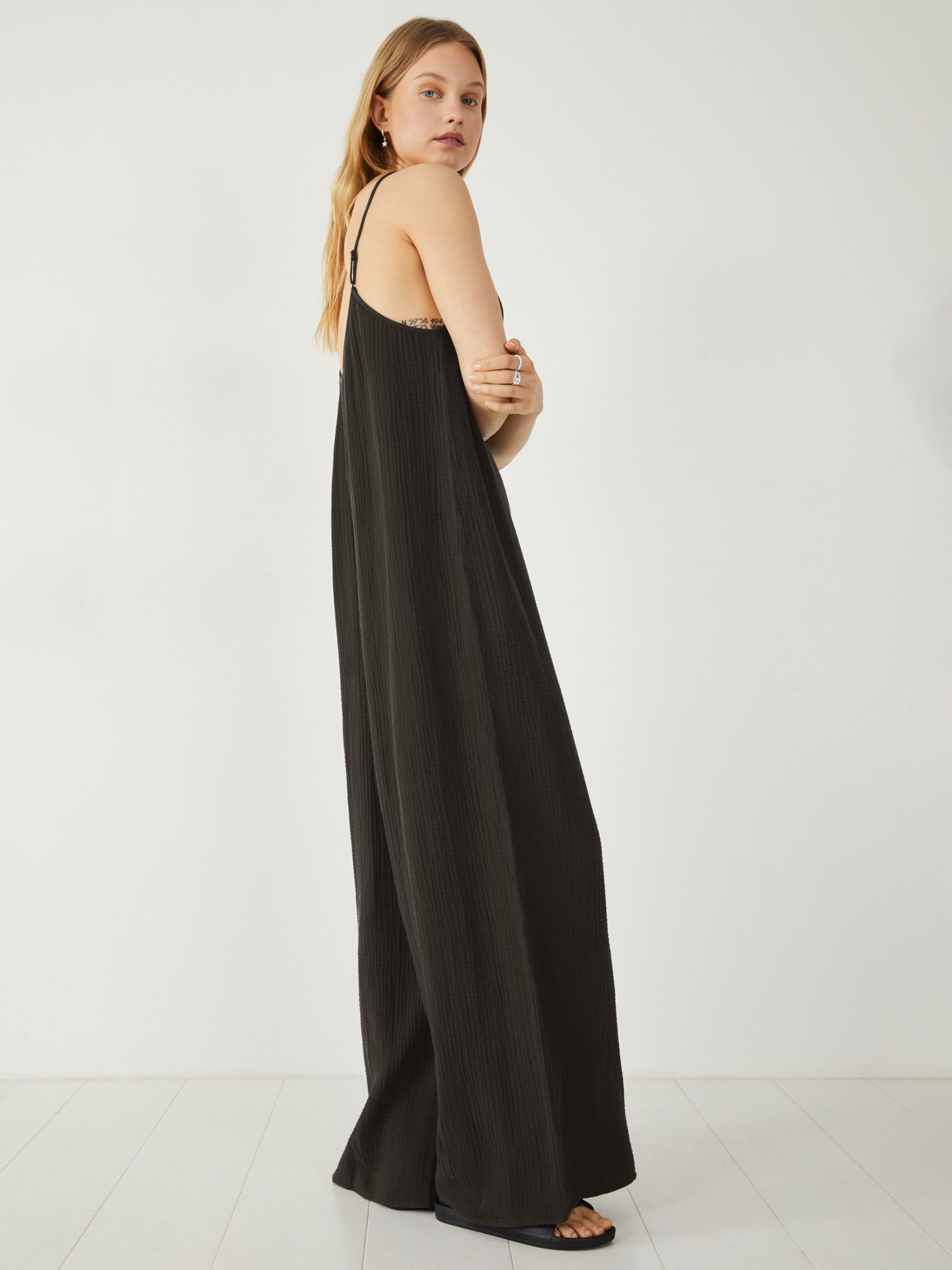 Black cheap beach jumpsuit