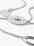 Mulberry Bayswater Long Necklace, Silver