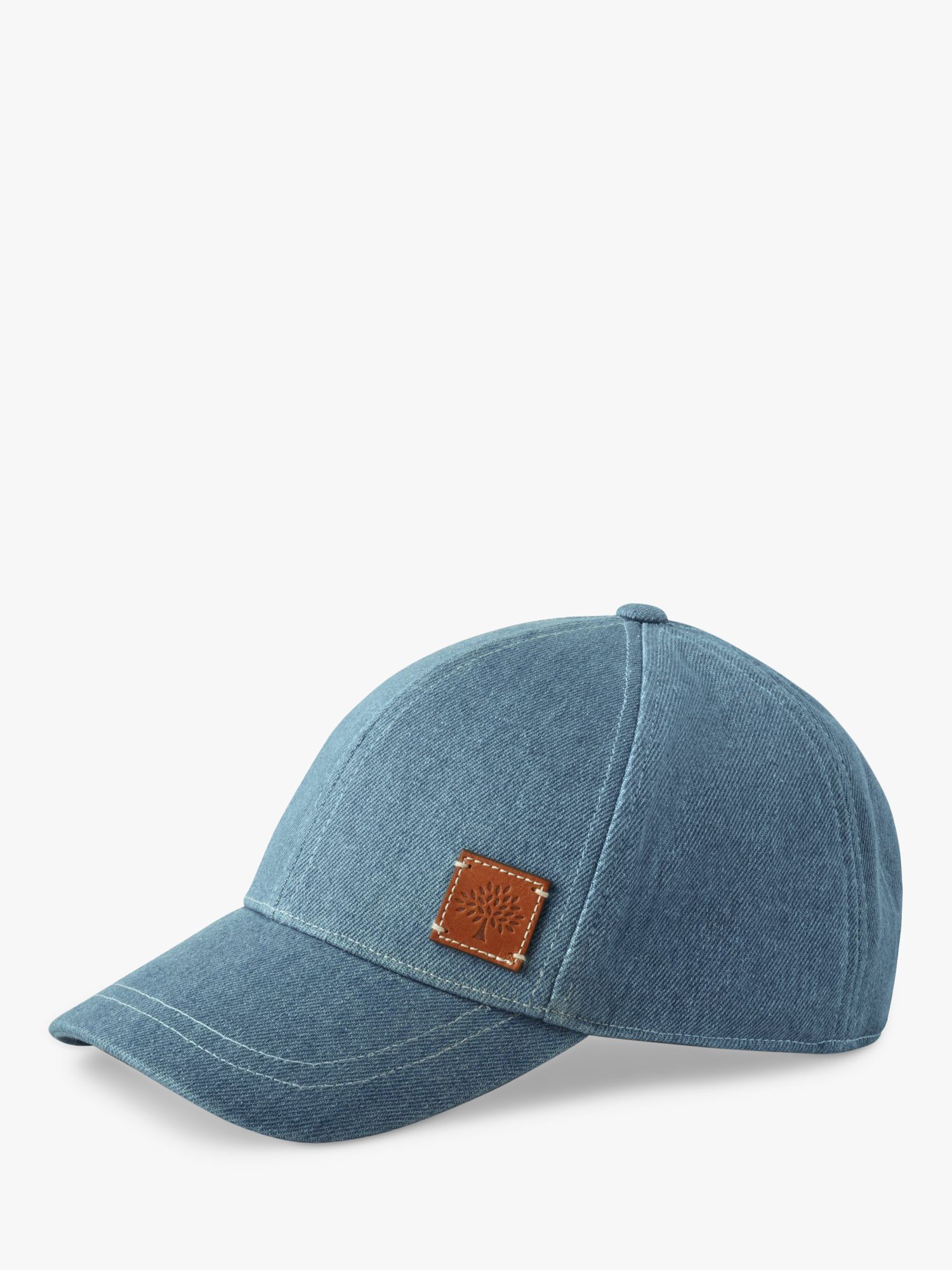 Mulberry Baseball Denim Cap, Blue, XS-S