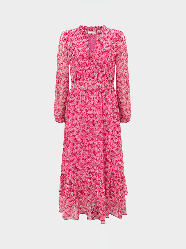 Aspiga Ana Floral Midi Dress, Digital Floral Pink