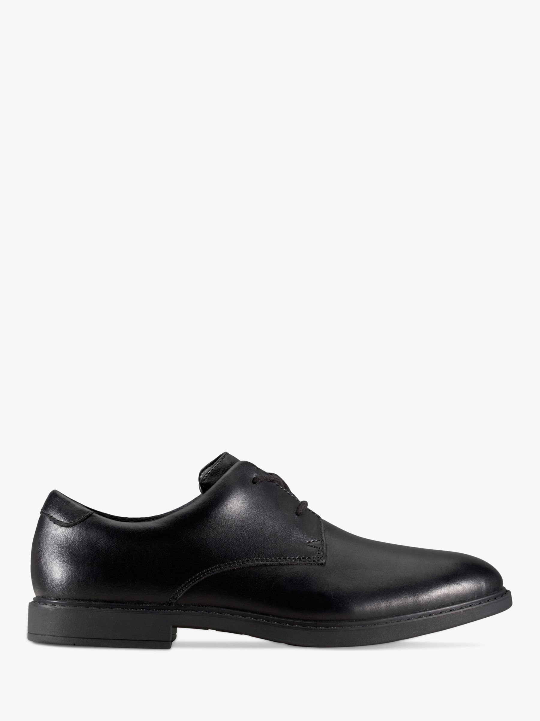 Childrens Kids Boys Leather Slip On Smart Formal School Shoes (Color: Black, Size: UK 3) by Absolute Footwear