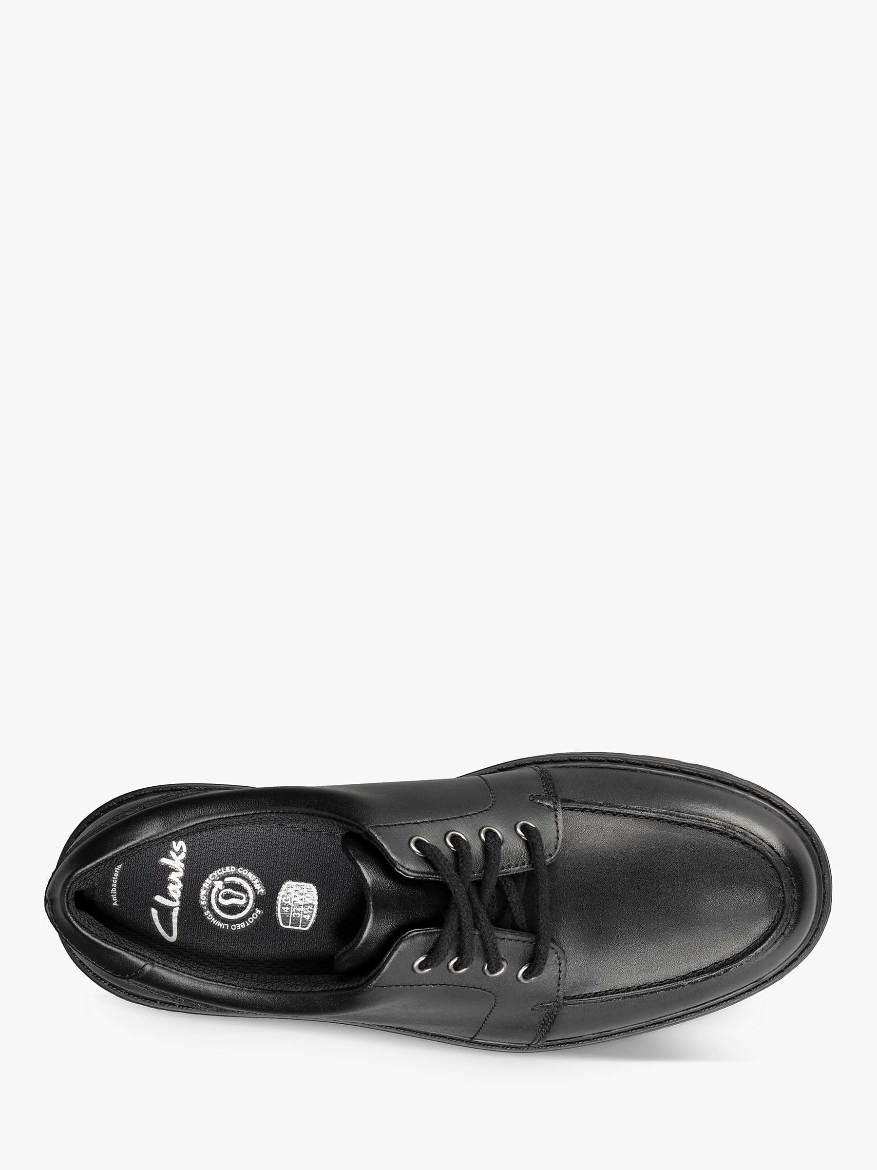 Buy Clarks Kids' Loxham Pace Leather School Shoes Online at johnlewis.com