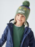 John Lewis Kids' Funny Face Trapper Hat, Green
