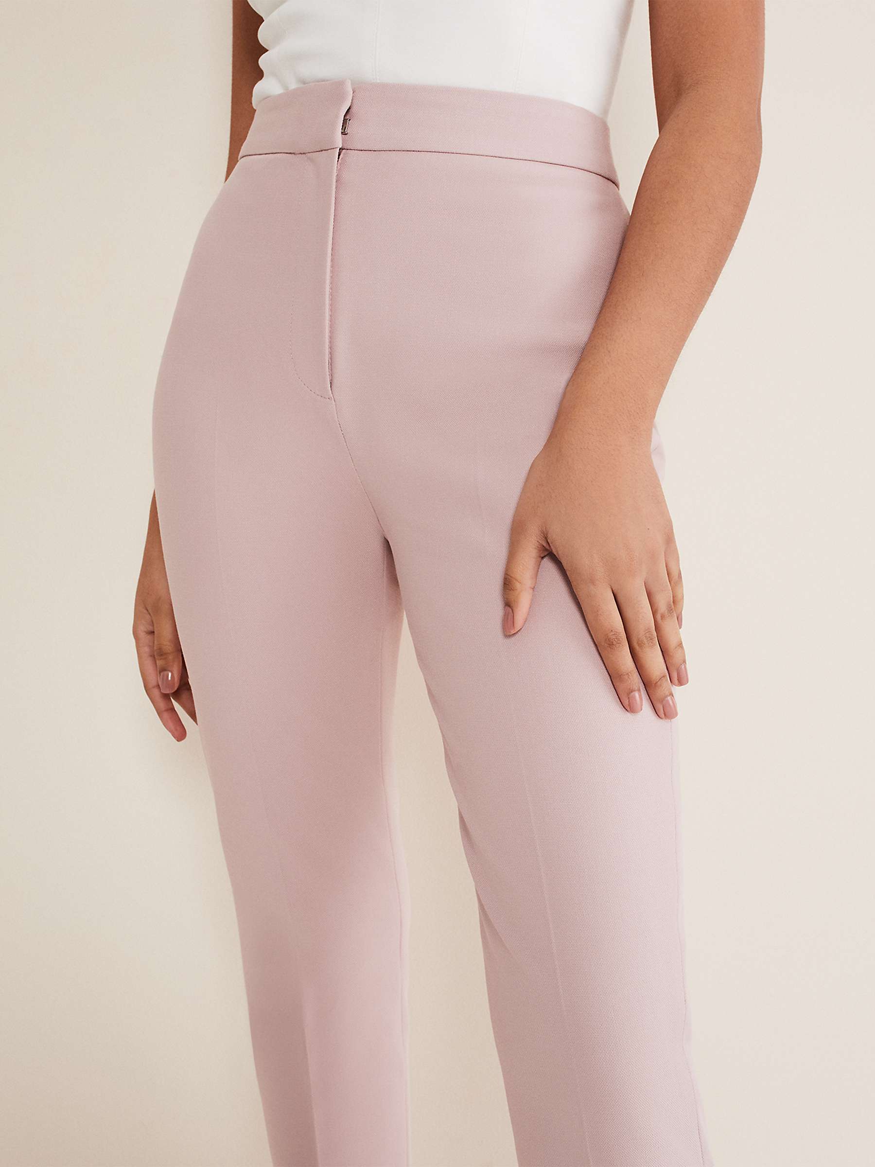 Buy Phase Eight Petite Eira Trousers, Soft Pink Online at johnlewis.com