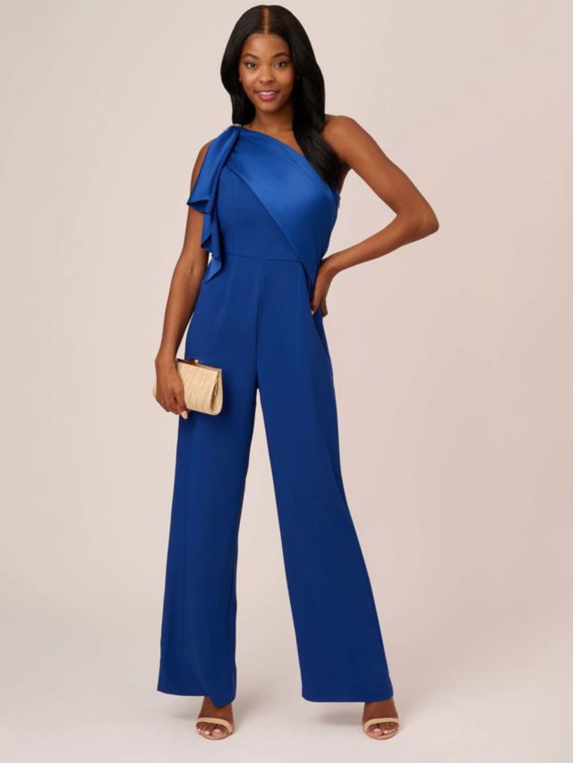 Adrianna papell jumpsuit one hot sale shoulder