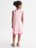 Reiss Kids' Mara Floral Dress, Pink