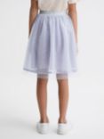 Reiss Kids Charlotta Sequin Skirt, Lilac