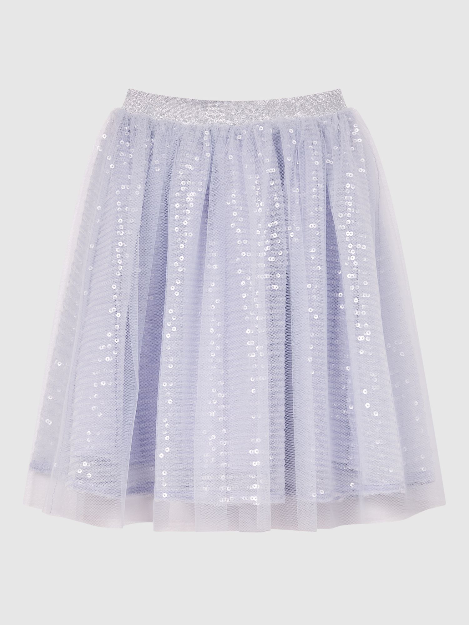 Buy Reiss Kids Charlotta Sequin Skirt, Lilac Online at johnlewis.com