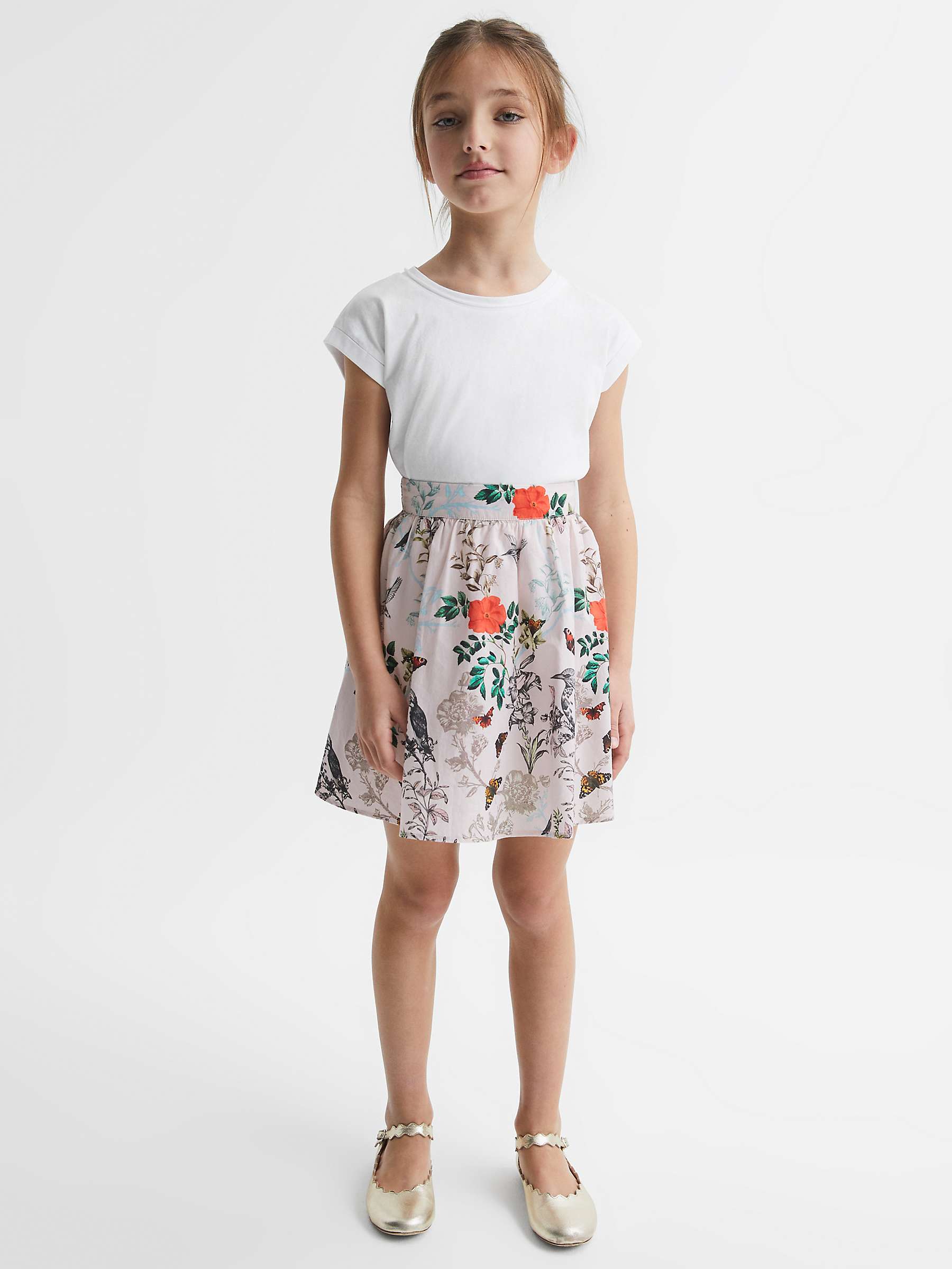 Buy Reiss Kids' Terry Cotton Cropped T-Shirt Online at johnlewis.com