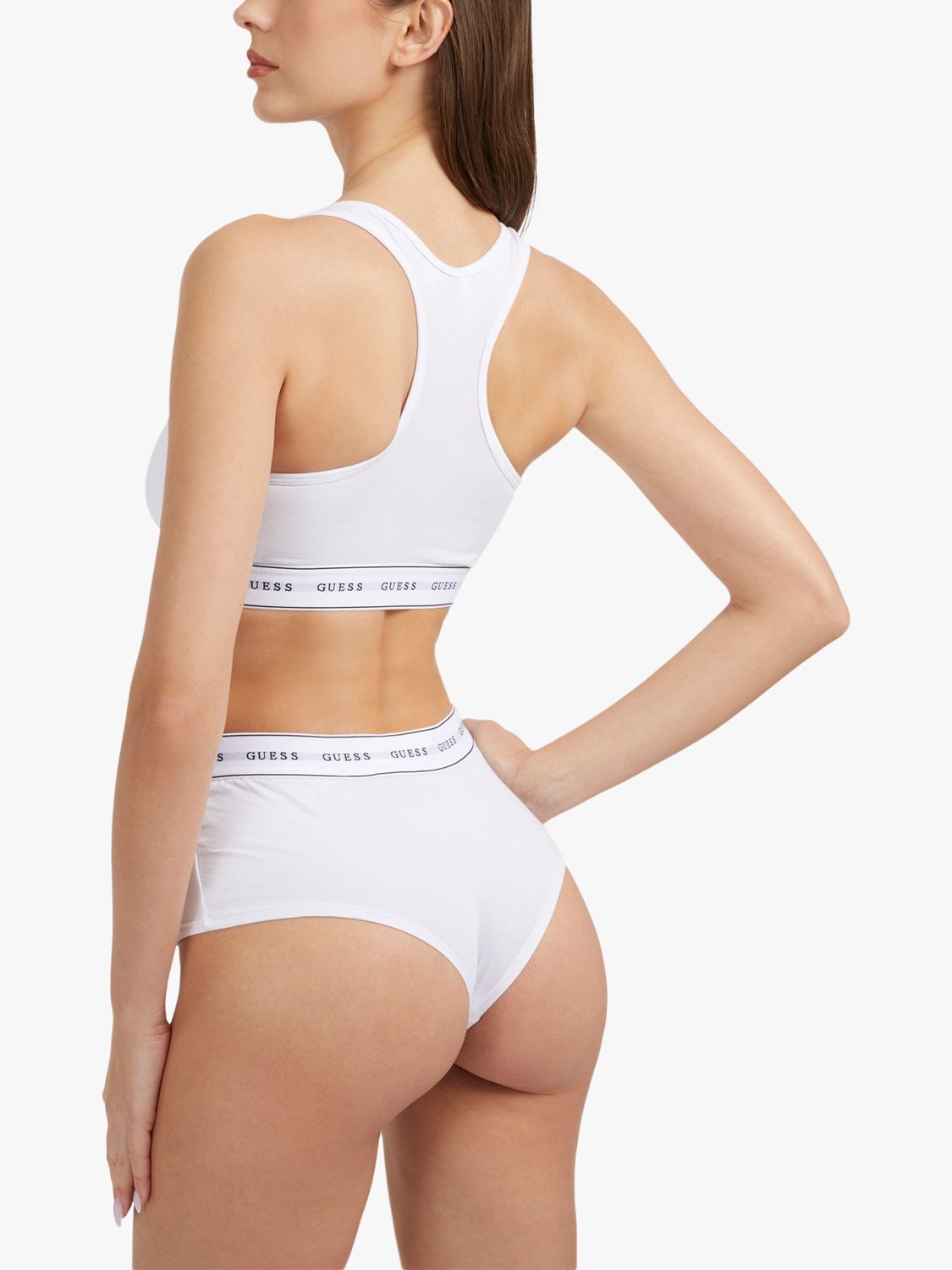 GUESS Carrie Culotte Knickers, Pure White, XS