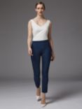 L.K.Bennett Evan Cotton Blend Trousers