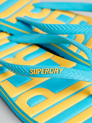 Superdry Vintage Vegan Flip Flops, Beach Blue