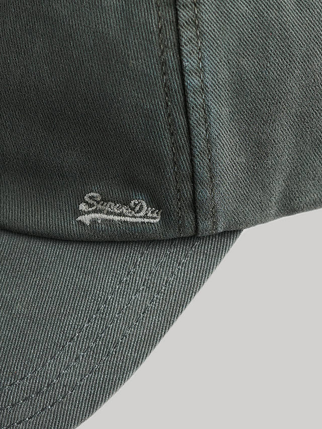 Superdry Vintage Embroidered Cap, Vintage Black