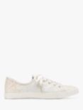 kate spade new york Trista Glitter Trainers, Silver/Gold