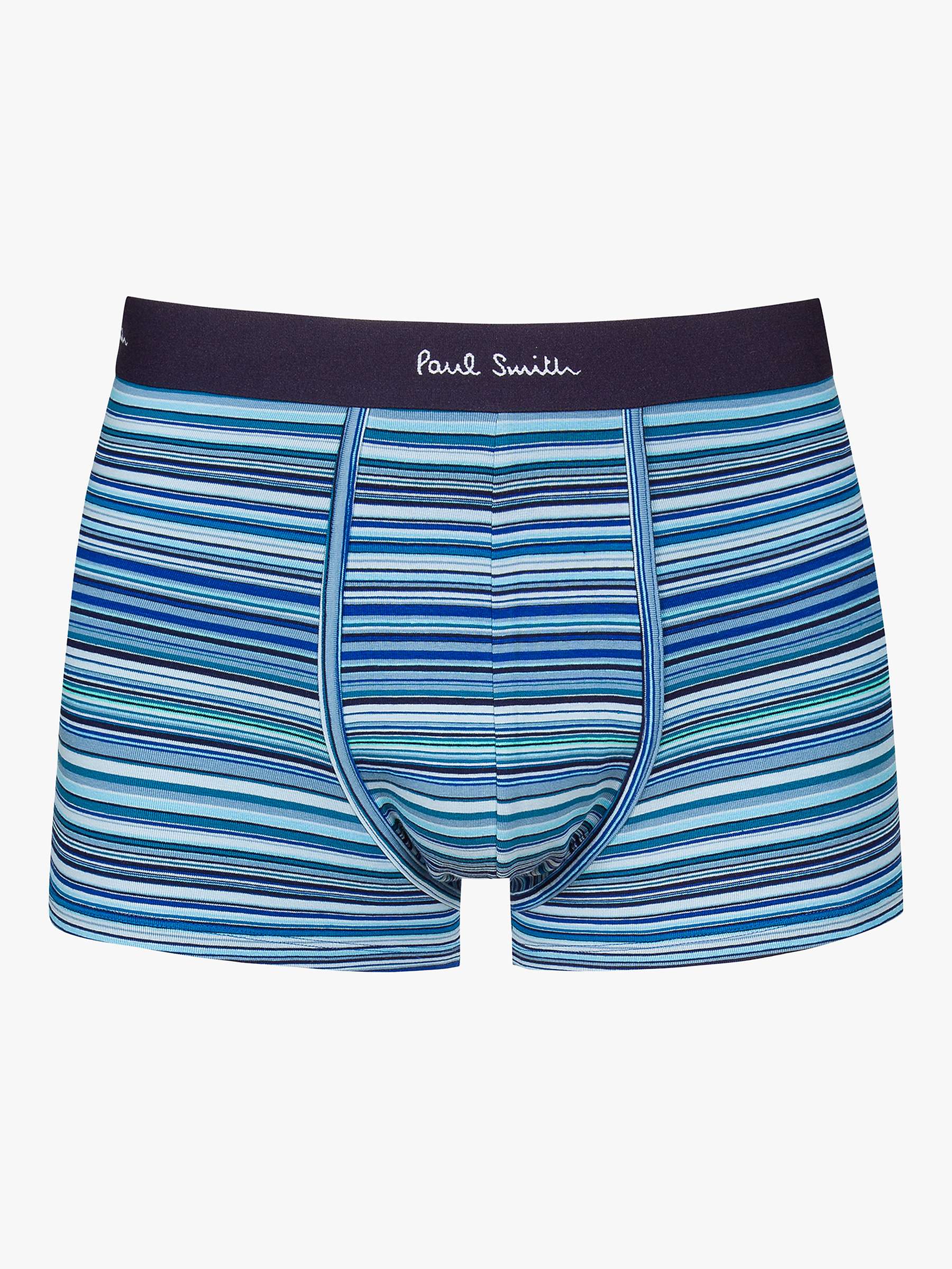 Buy Paul Smith Stripe Spot and Plain Trunks, Pack of 5, Blue/Multi Online at johnlewis.com
