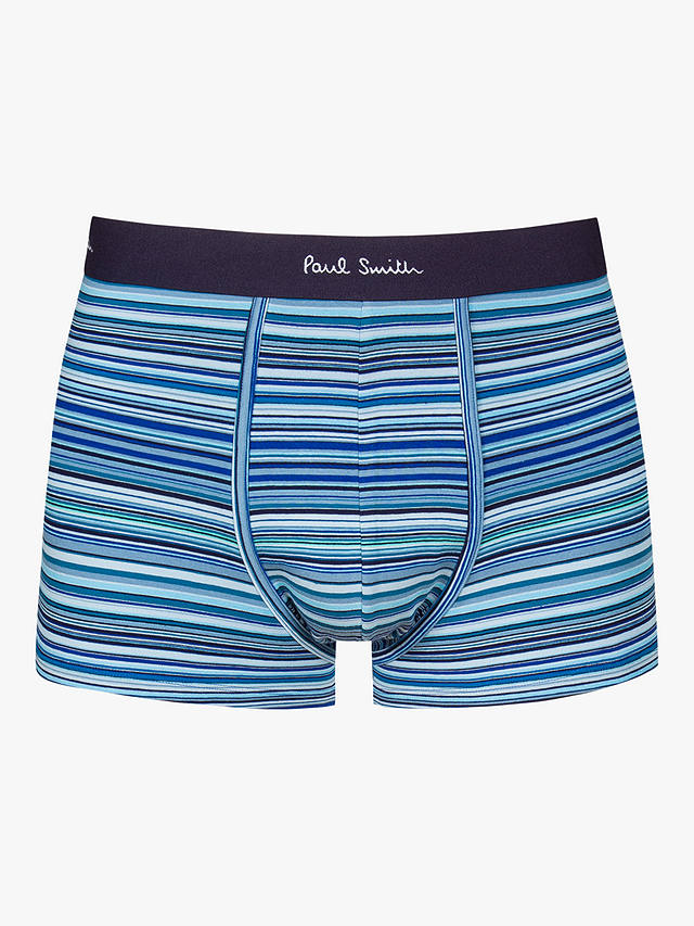 Paul Smith Stripe Spot and Plain Trunks, Pack of 5, Blue/Multi