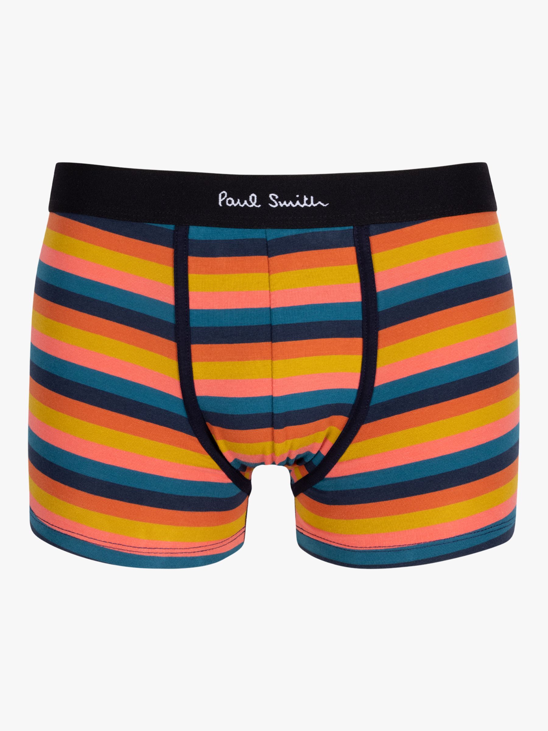 Paul Smith Organic Cotton Stripe, Spot & Plain Trunks, Pack of 3, Multi ...