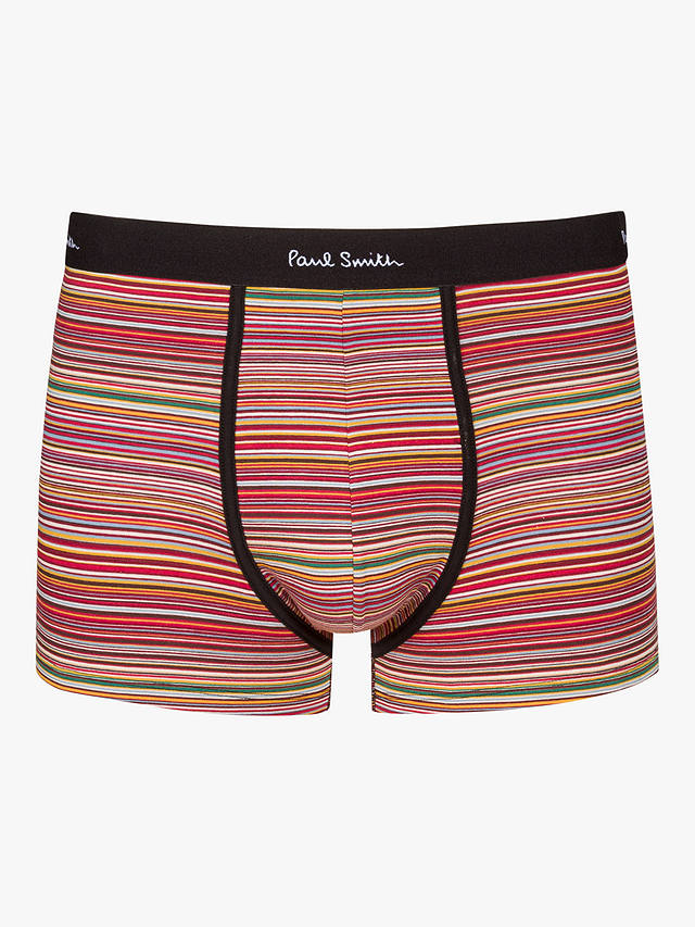 Paul Smith Organic Cotton Stripe, Spot & Plain Trunks, Pack of 3, Multi