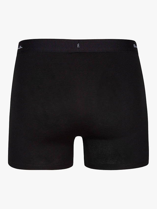 Paul Smith Stretch Cotton Long Trunks, Pack of 3, Black