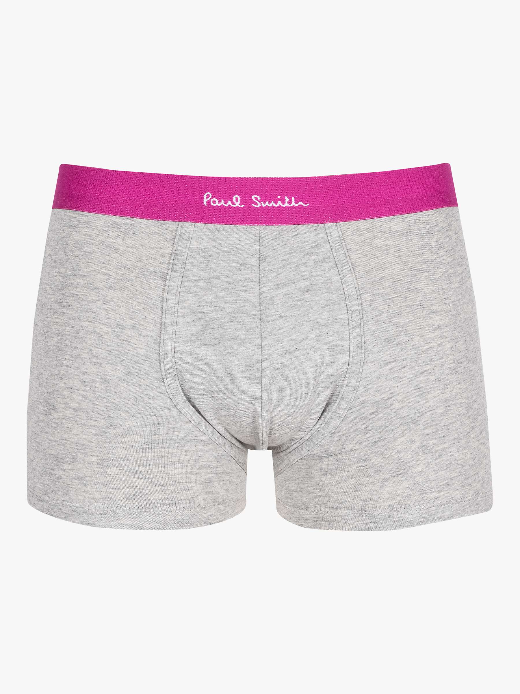 Paul Smith Cotton Stretch Trunks, Pack of 3, White/Grey/Black at John ...