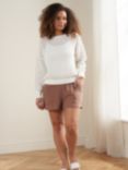 Truly Mesh Open Knit Jumper, White