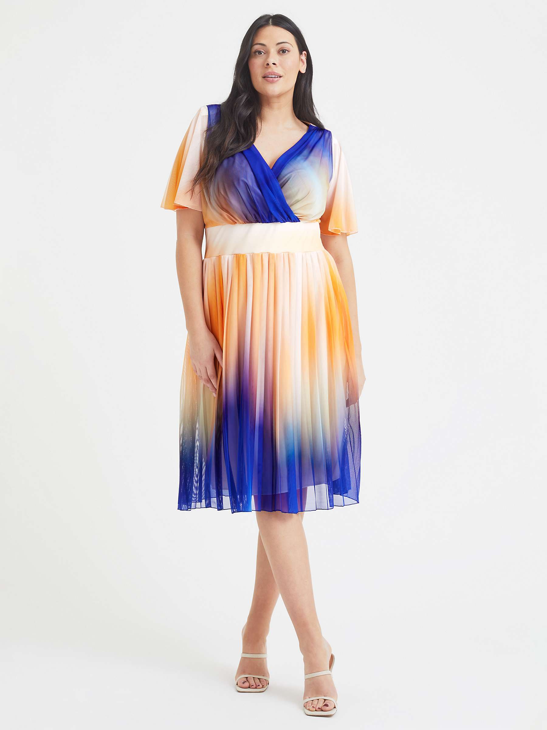 Buy Scarlett & Jo Cleo Ombre Midi Dress, Multi Online at johnlewis.com
