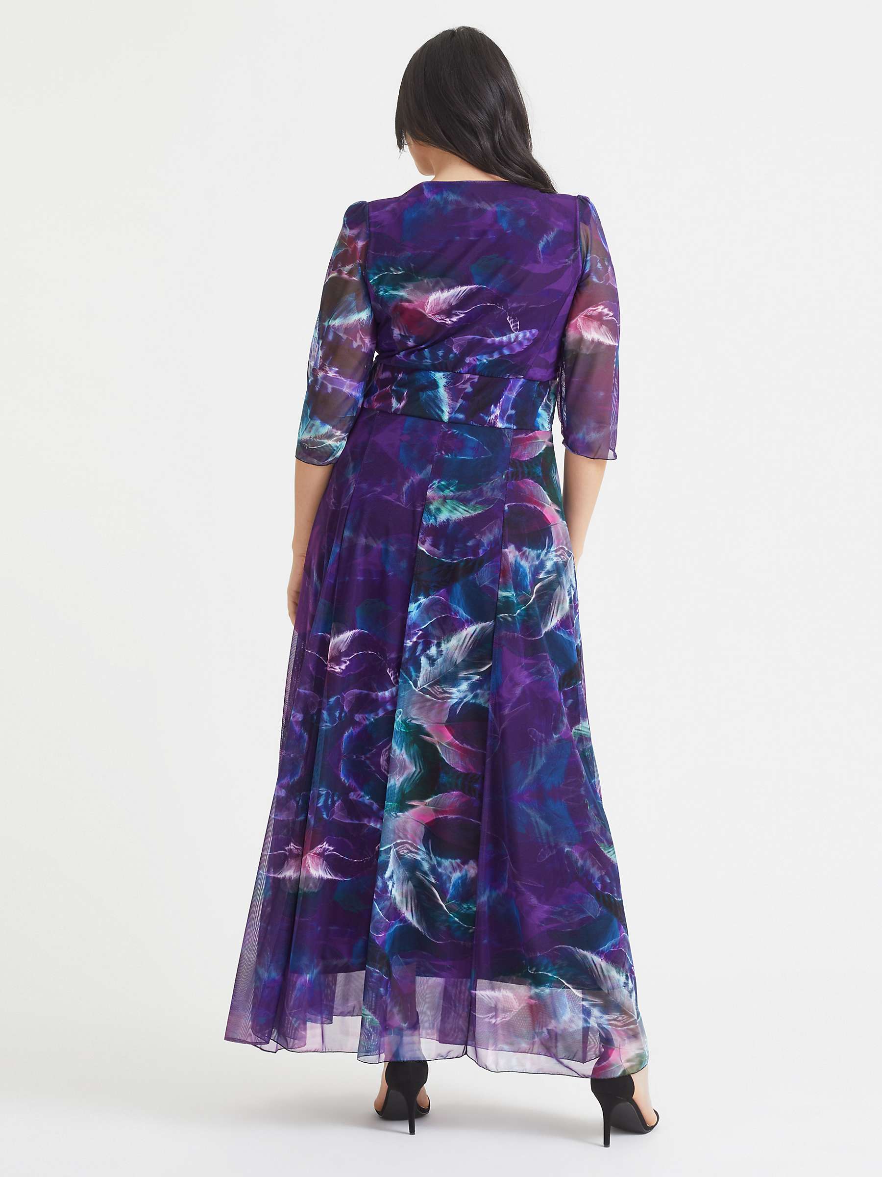 Buy Scarlett & Jo Curve Verity Maxi Dress, Indigo Online at johnlewis.com