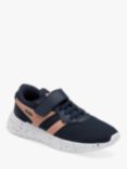 Gola Kids' Performance Scorpion QF Trainers, Navy/Pearl Pink