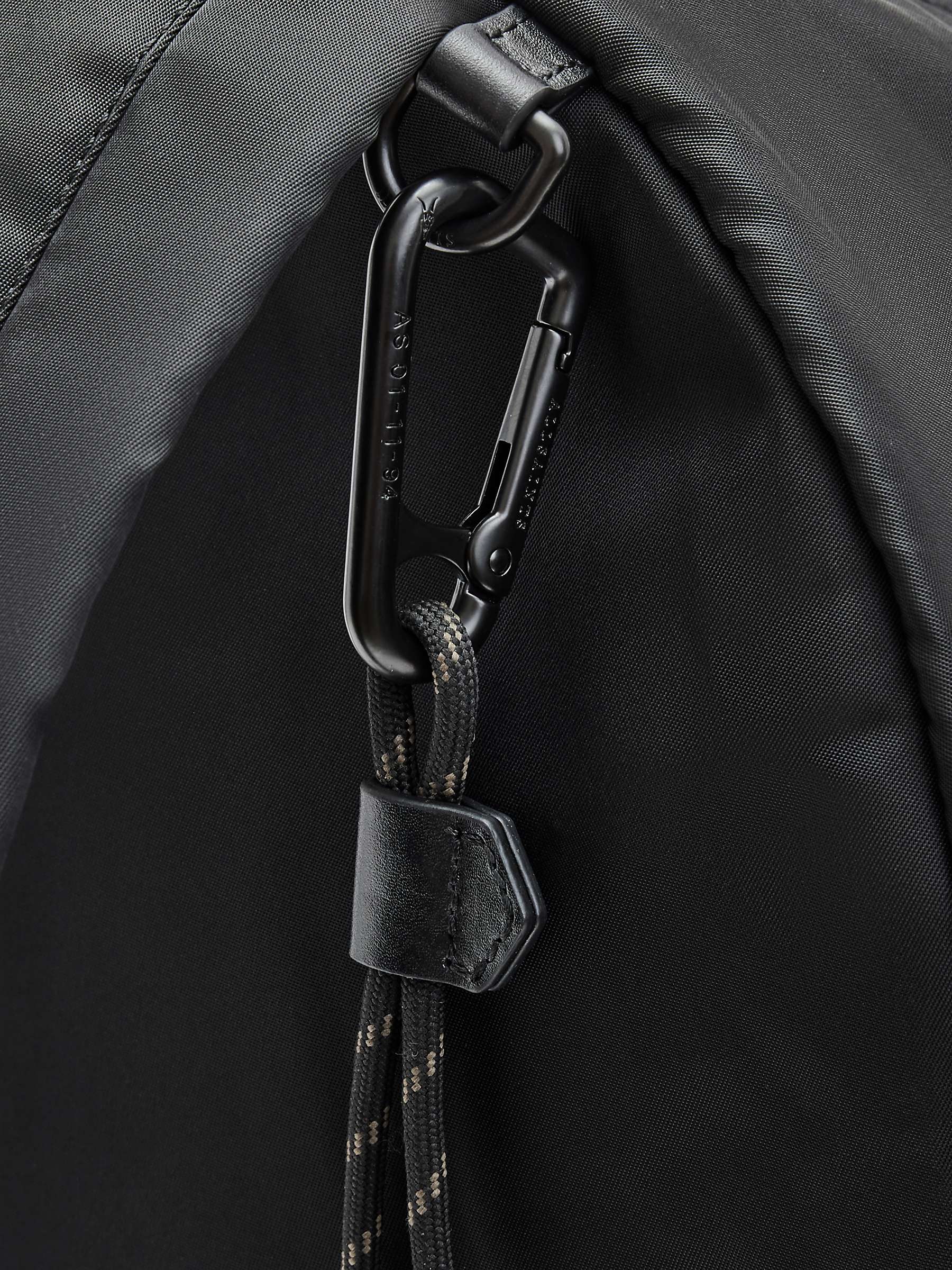Buy AllSaints Carabiner Backpack, Black Online at johnlewis.com