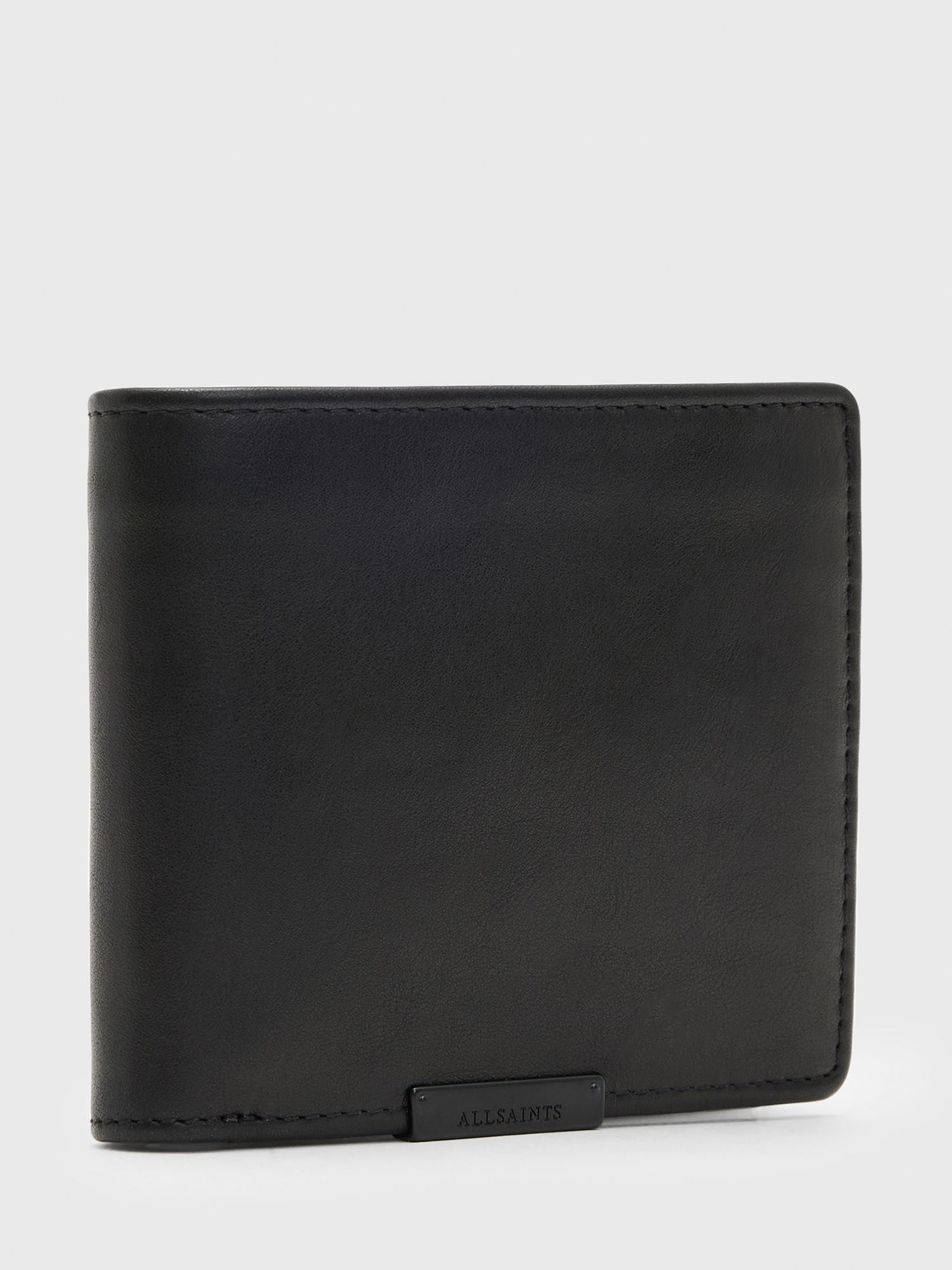 AllSaints Blyth Wallet, Black at John Lewis & Partners