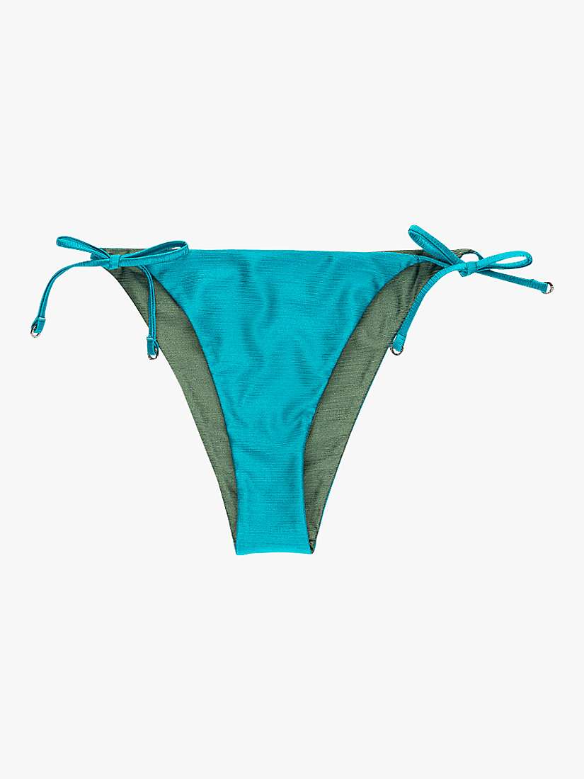 Panos Emporio Reversible Iliana Side Tie Bikini Bottoms, Earth Green ...