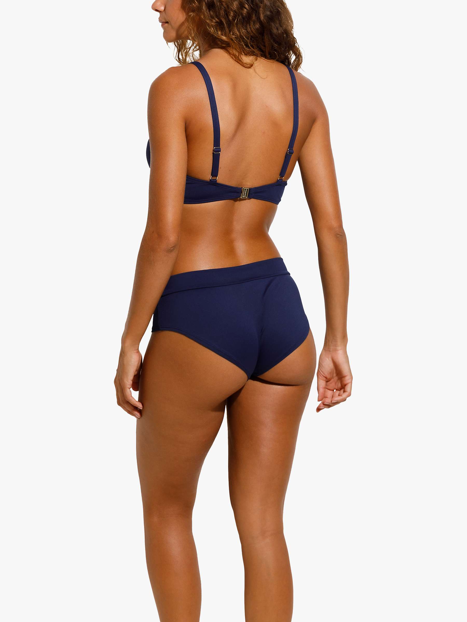 Buy Panos Emporio Lydia Push Up Bikini Top, Navy Online at johnlewis.com