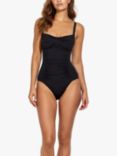 Panos Emporio Potenza Ruched Shaping Swimsuit, Black