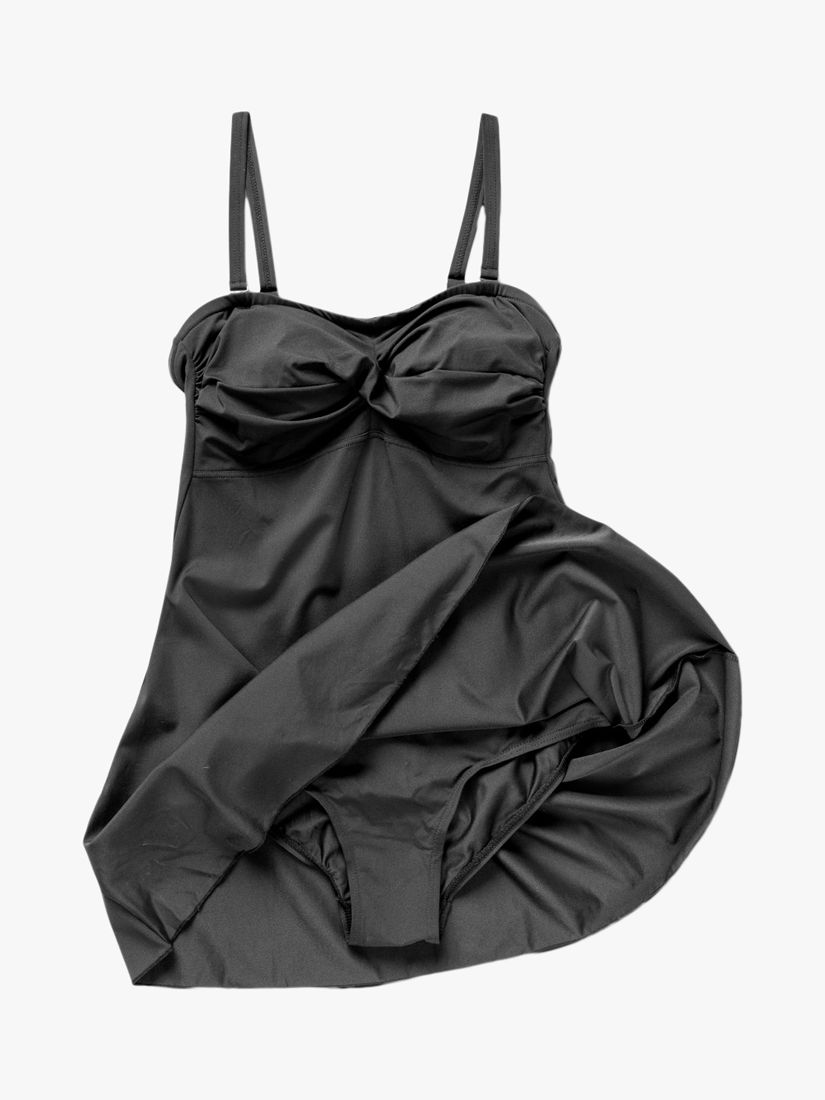 Panos Emporio Delos Shaping Swimsuit, Black at John Lewis & Partners